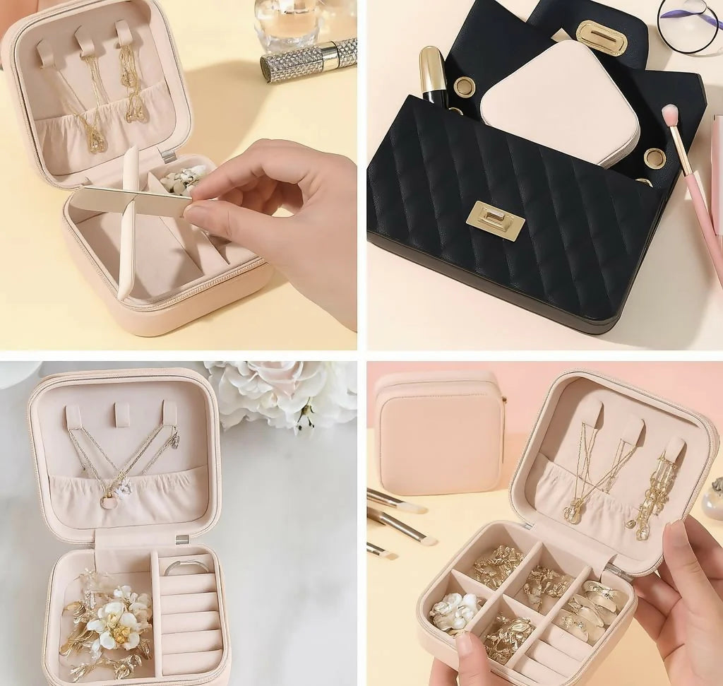 Portable Jewellery Organizer Box – Travel-Friendly Storage Case